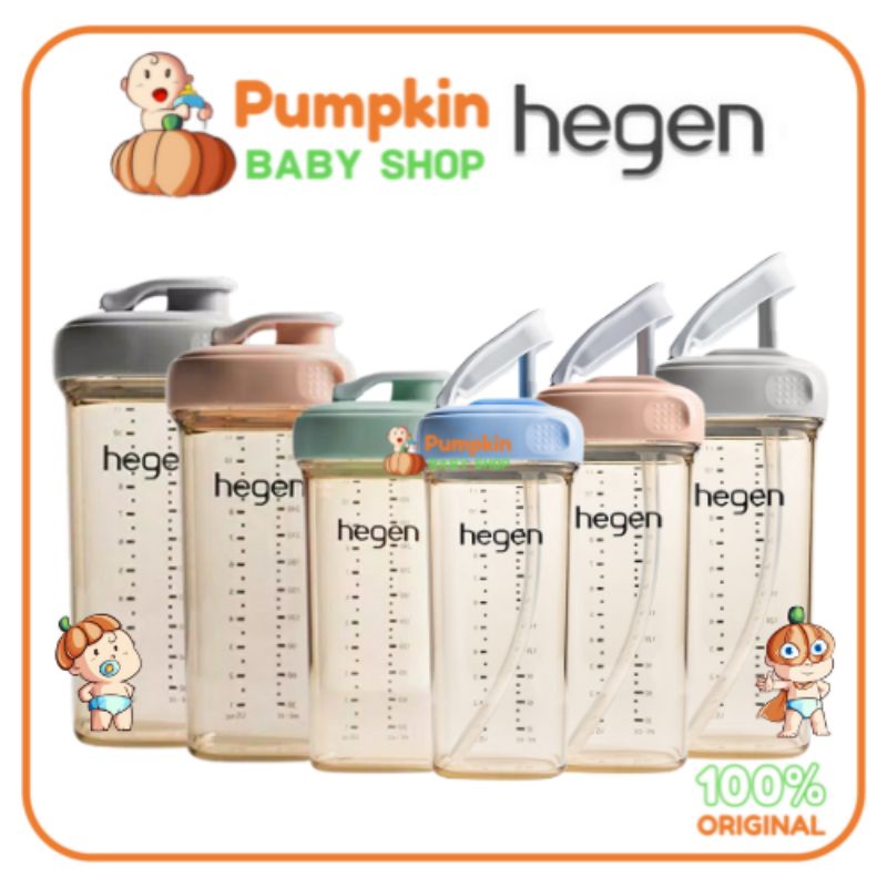 Hegen Drinking Bottle PPSU 330ml / All Rounder Crown Cup Bottle PPSU