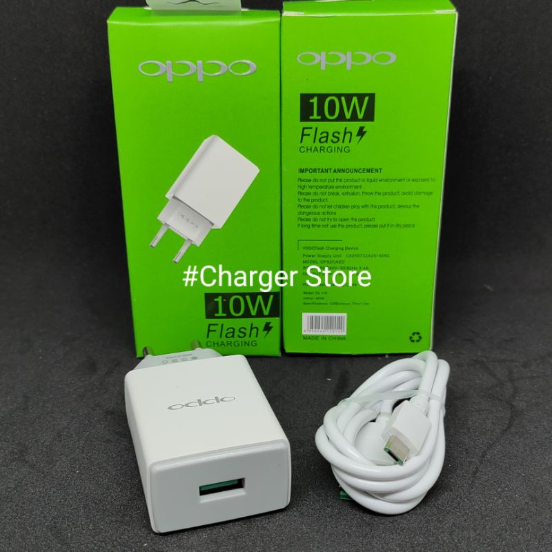 Charger Oppo 10W Kabel Micro USB Fast Charging ORIGINAL