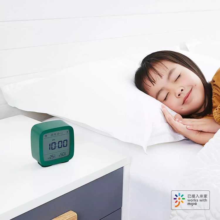 Qingping Jam Meja Smart Alarm Clock Temperature Bluetooth - CGD1