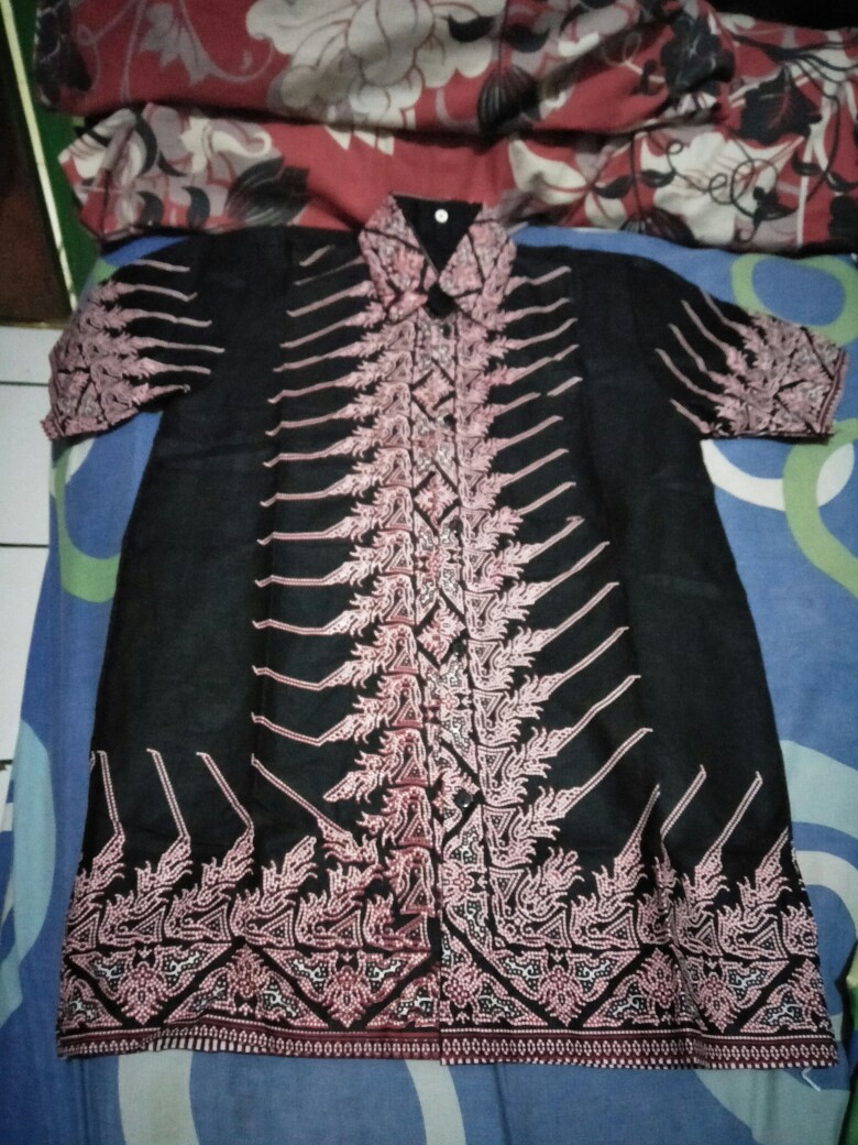 Batik Couple Keluarga Sania Ruffle Ori Ndoro Jowi Dnt Mataram