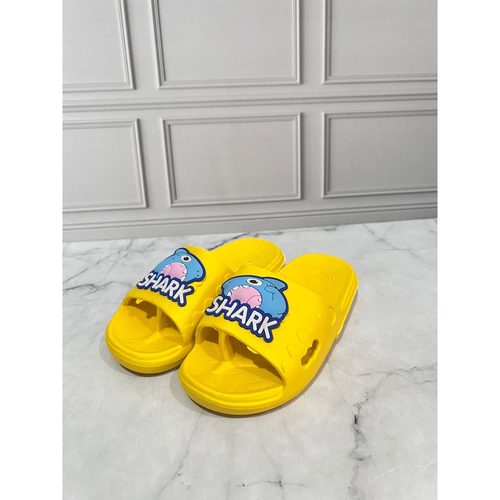 DX-306D-SH Sandal Jepit Kokop Anak Laki Laki Karakter Ikan Baby Shark Merek Dulux Size 24-29