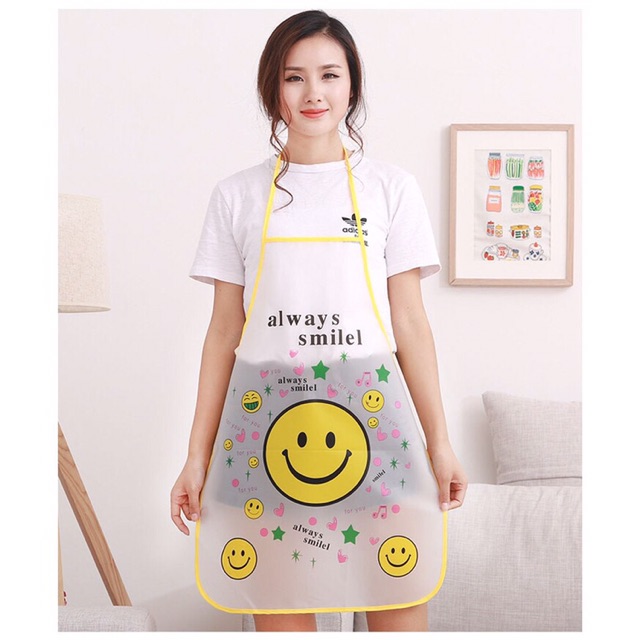 CMA023 Celemek Masak Bahan Apron Karakter Lucu Anti Air Celemek Dewasa