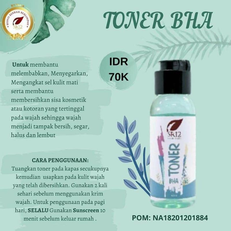 Toner BHA Toner AHA
