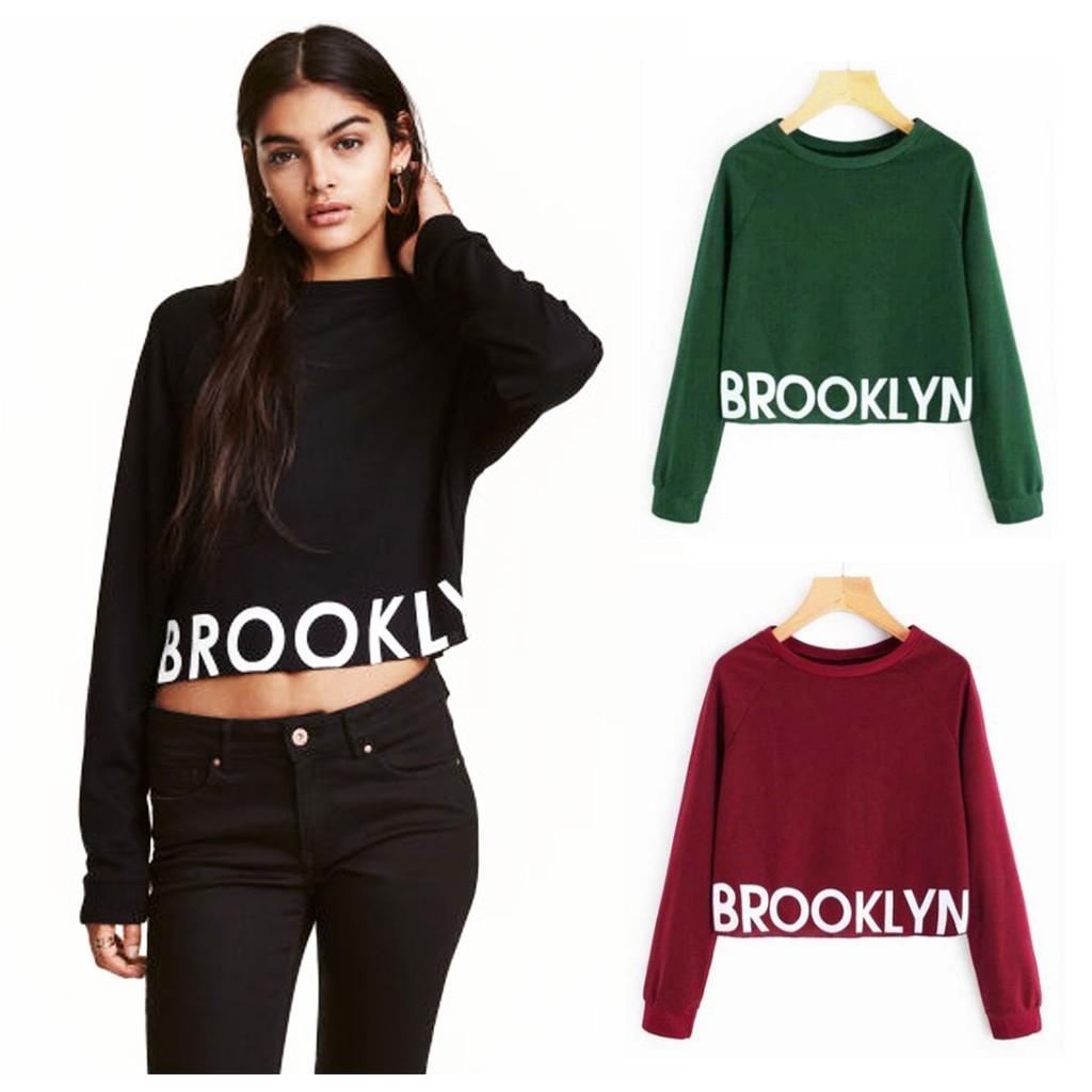 Bess - Sweater Crop Murah/ Sweater Crop BROOKLYN