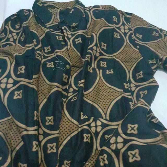 Qnunbatik Sarimbit/couple Batik Dress/terusan Wanita Mawar Kawung