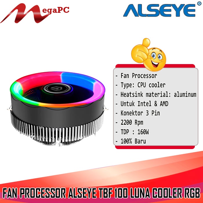 CPU COOLER FAN ALSEYE TBF-100