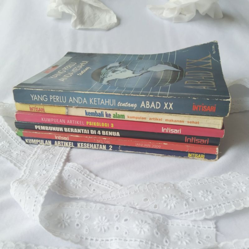 Majalah Intisari Original Bekas Preloved Second Kembali ke Alam Kumpulan Artikel Kesehatan Yang Perl
