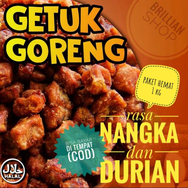 Getuk Goreng Sokaraja Kombinasi Rasa Nangka dan Durian 1 Kg