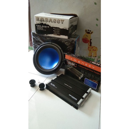 audio mobil / paketan audio mobil Embassy Lengkap tinggal instalasi