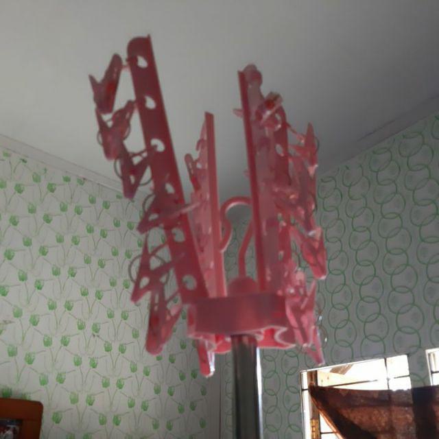 2300 Gram Mh X8 Foldable Clothes Drying Airer Rak Jemuran Lipat Megahome