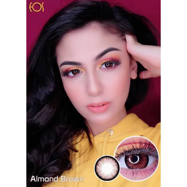 Softlens Eos Almond Brown / Choco ( Normal &amp; Minus )