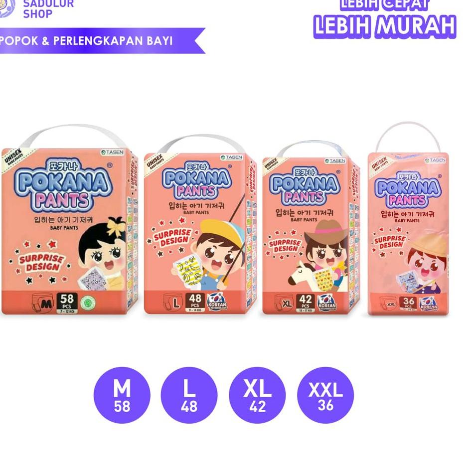 ✫ POKANA Pants Megajumbo SURPRISE DESIGN M58 L48 XL42 XXL36 Murahbanget Promo Gosend Grosir Bdg ➭