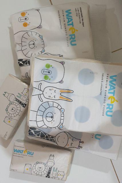 Wateru Premiun Bamboo Facial Tissue