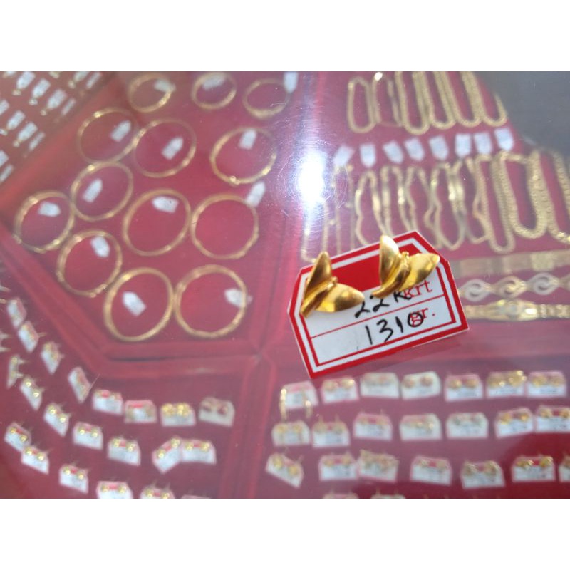 giwang emas 22 karat