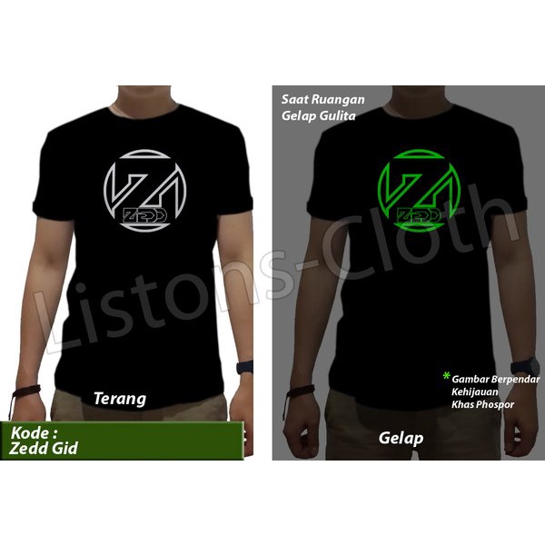 DI JUAL KAOS DJ ZEDD GLOW IN THE DARK DWP 2019 MANTAP