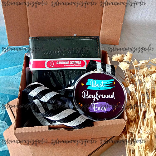 DOMPET PRIA BOYFRIEND HADIAH MENDALI CUSTOM/ HADIAH BOYFRIEND/ KADO/ CUSTOM MENDALI