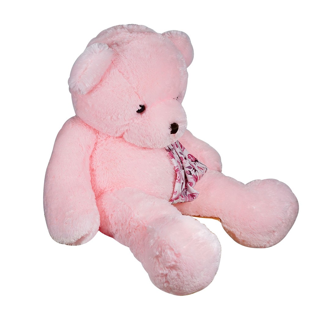 Boneka Jumbo Beruang Teddy Bear Istana Boneka Sit Teddy D/Cream W/Syal