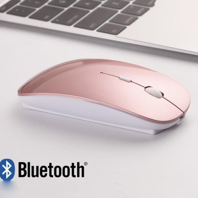 Mouse Wireless Bluetooth Silent Super Slim Tanpa Dongle Termurah