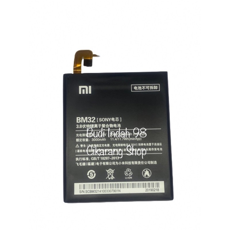 BATERAI XIAOMI MI4 / BM32 BATERE BM32 ORIGINAL