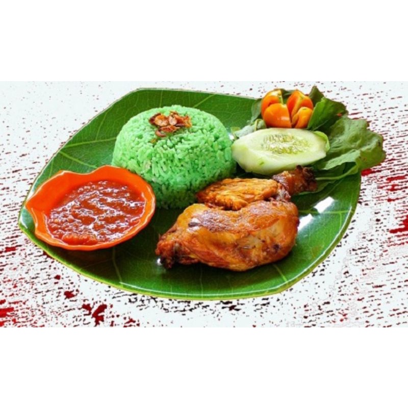 

ayam bakar nasi pandan