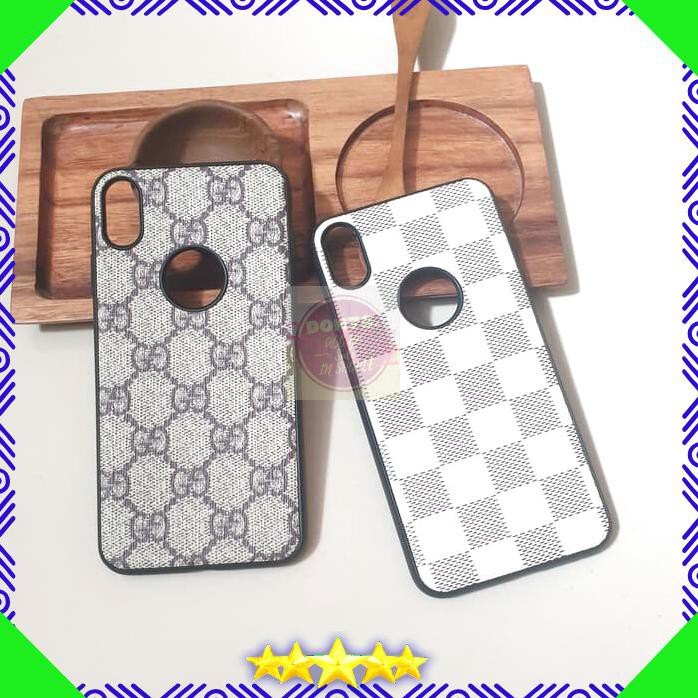 IPHONE XS MAX LV LV GUCII PU LEATHER BACK CASE