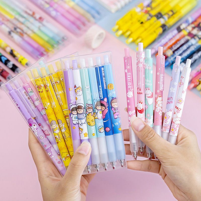 

Pen 1set isi 6 Naruto Linabell Astronot Kuromi Sanrio