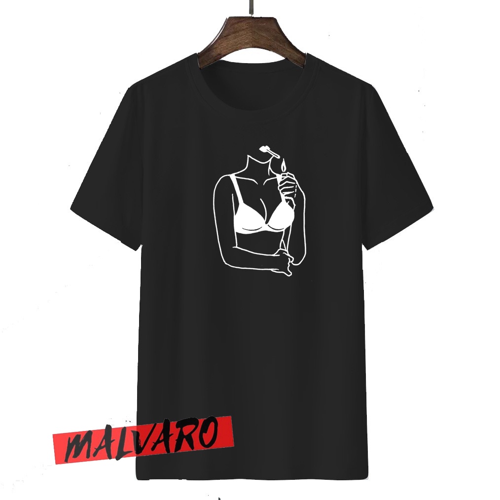 MALVARO-Kaos Distro Premium / Kaos Unisex / Baju Pria Wanita / MVN-8