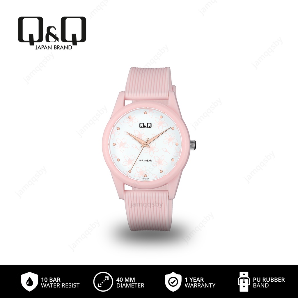 Jam Tangan Wanita Analog Q&Q QnQ QQ VS12 VS12J Original Water Resist 10 BAR