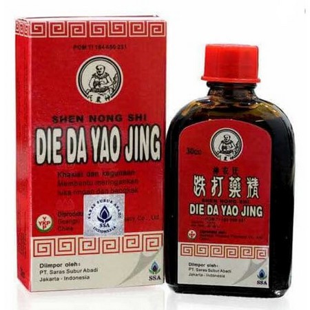 Die da yao jing 30cc - Obat Merah Cina / Betadine Cina, Obat Luka atau memar