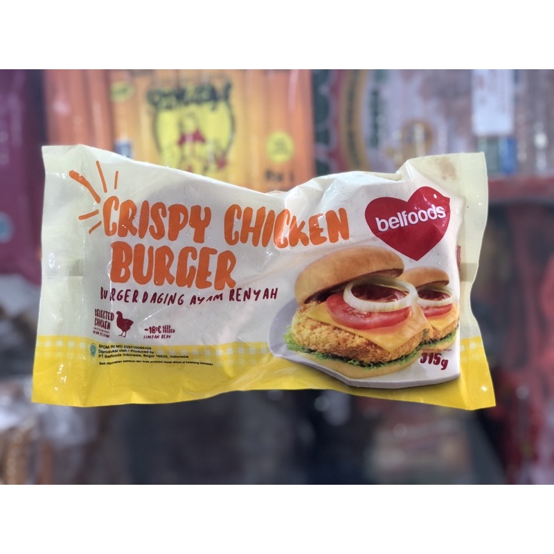 

Belfoods Crispy Chicken Burger / Burger Ayam 315gr