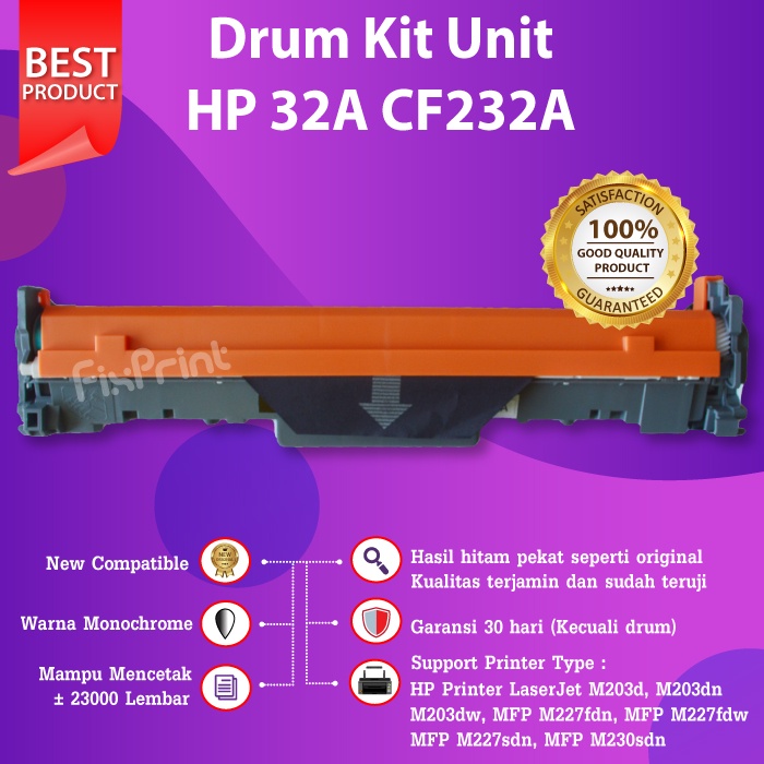 Imaging Drum Kit Toner Compatible 32A CF232A HP M203d M203dn M227fdn