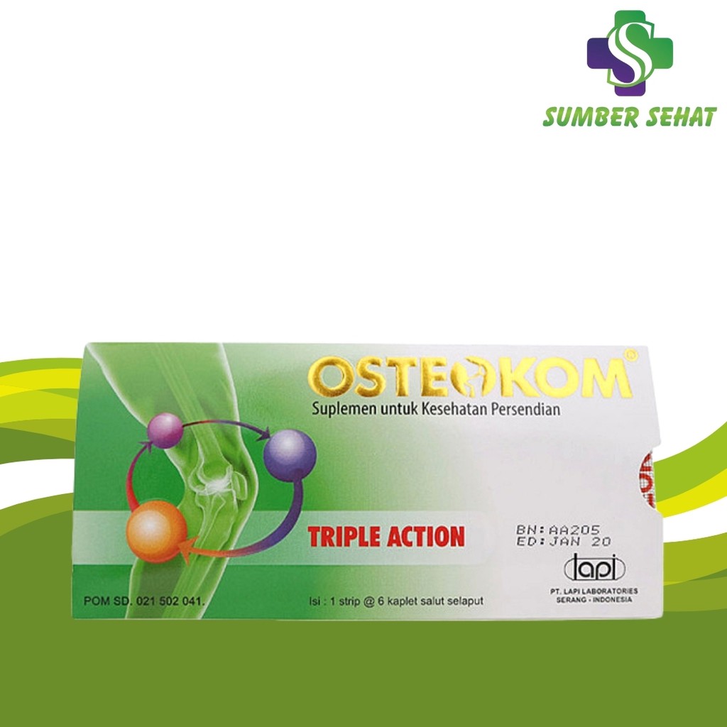 OSTEOKOM STRIP 6 TABLET