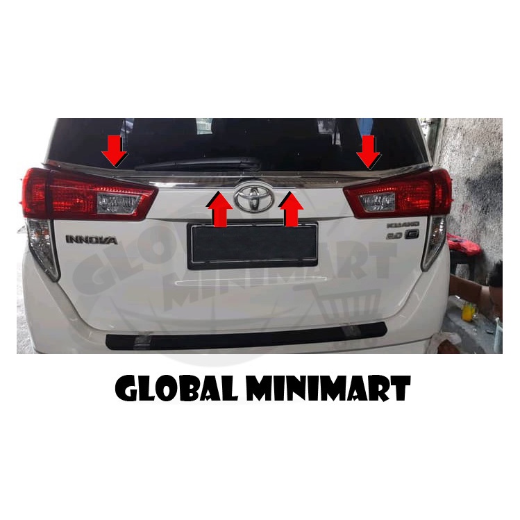 Paket List Kaca Belakang + Trunk lid Ori All New Innova Reborn 2016 - 2019 GM