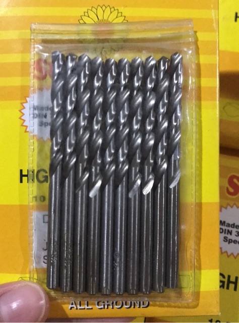 Mata Bor Besi SUN FLOWER 4,5mm - Hss Twist Drill Bit 4,5mm (1 pcs)