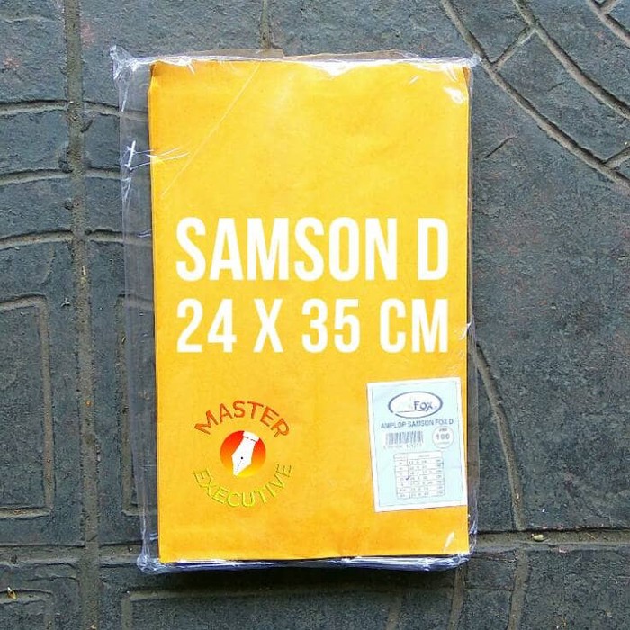 Fox Amplop D Samson Coklat Tebal - 24 x 35 cm - Folio untuk Paket Dokumen Packing Online Shop