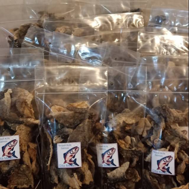 

kerupuk kulit salmon