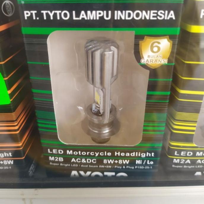 populer] BOLAM DEPAN LAMPU LED beat f1 vario 125 mio sporty scoopy spacy pop AC