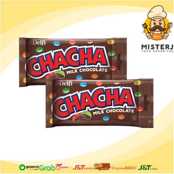 

Delfi Cha Cha Milk Chocolate | Permen Cha Cha Coklat | 90 Gram | 1 Pcs