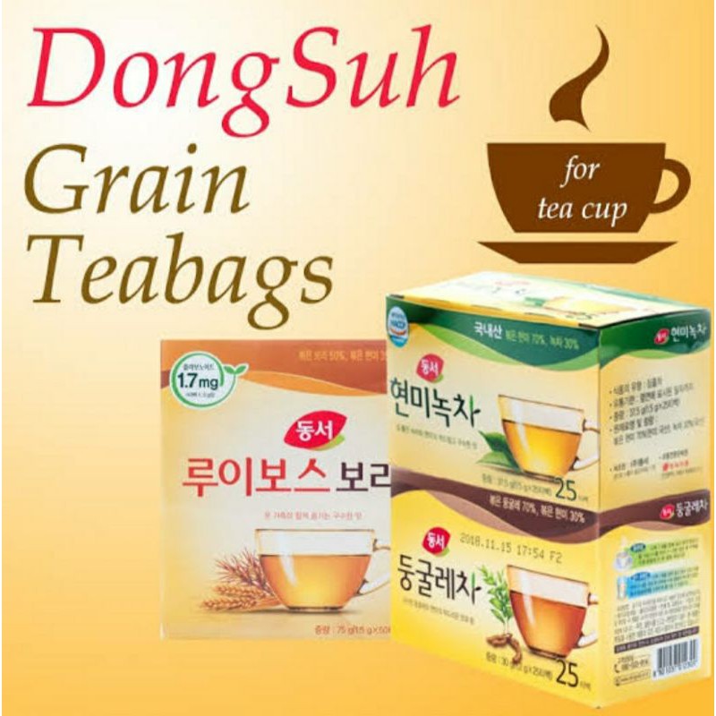 

Dongsuh Brown Rice Green Tea 37.5 gram