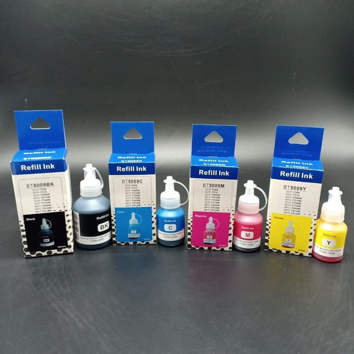 Tinta Untuk Printer Brother tipe T300 T500 T700 J100 J105 J200 DCP125 J430 J625DW J725DW J5910 J6710