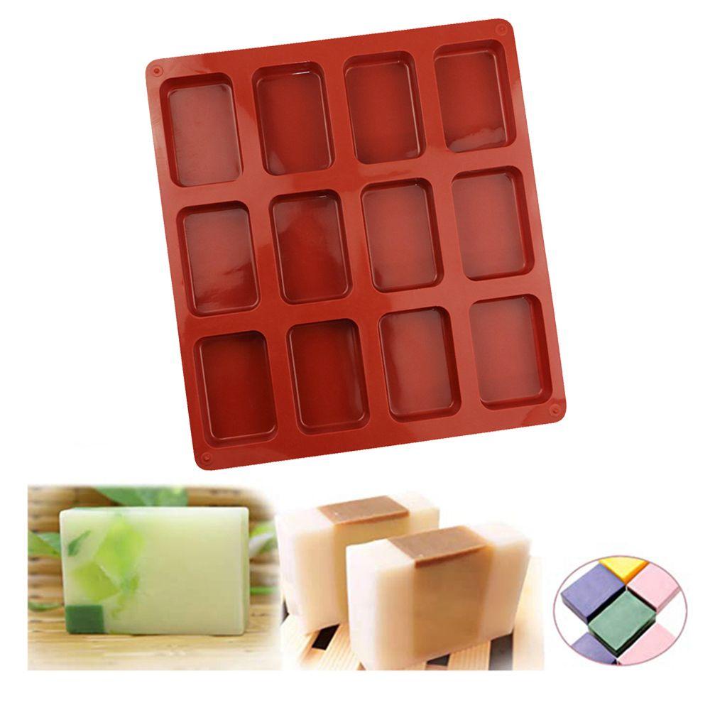 【 ELEGANT 】 Loyang Brownies Silikon Mini DIY Loyang Roti Dekorasi Kue Untuk Dapur Baking Kitchen Bakeware Cetakan Kue