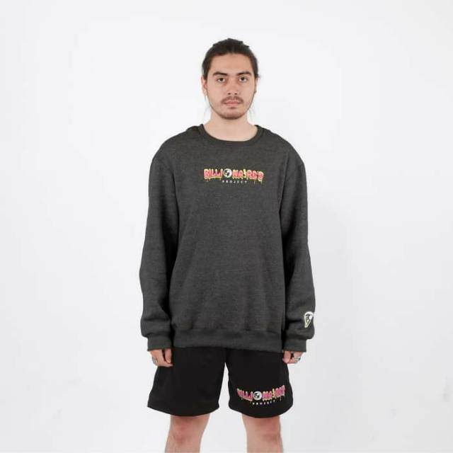 Billionaire's Project x Muklay "Pop Eye" Sweatshirt - Dark Grey