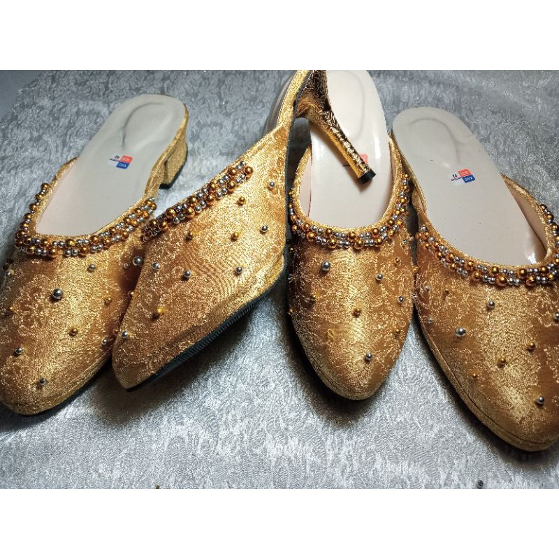 Selop pengantin/sepatu pengantin/selop/selop wanita