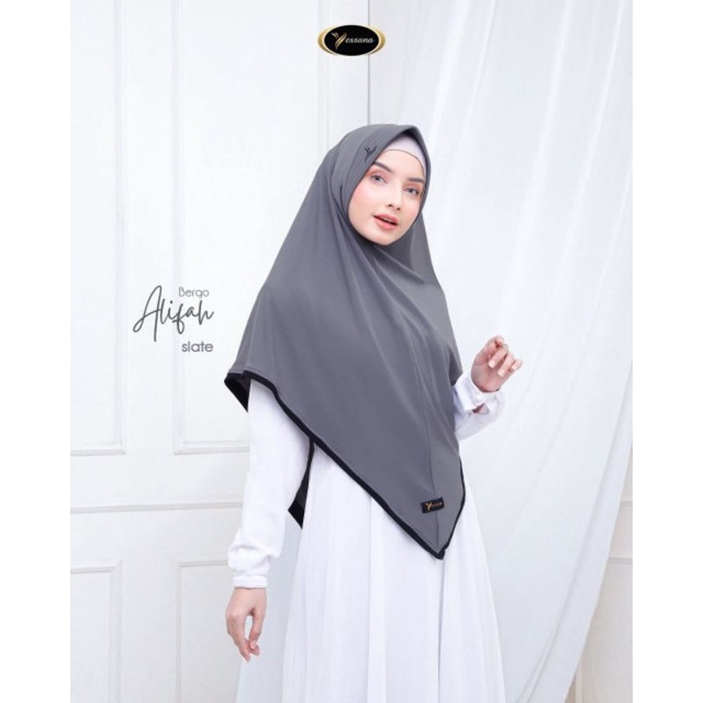 bergo syar'i Alifah bahan Jersey arsy ORI YESSANA
