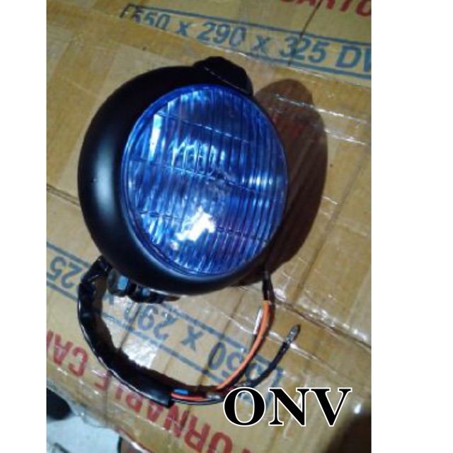 Lampu depan tembak ONS batok hitam