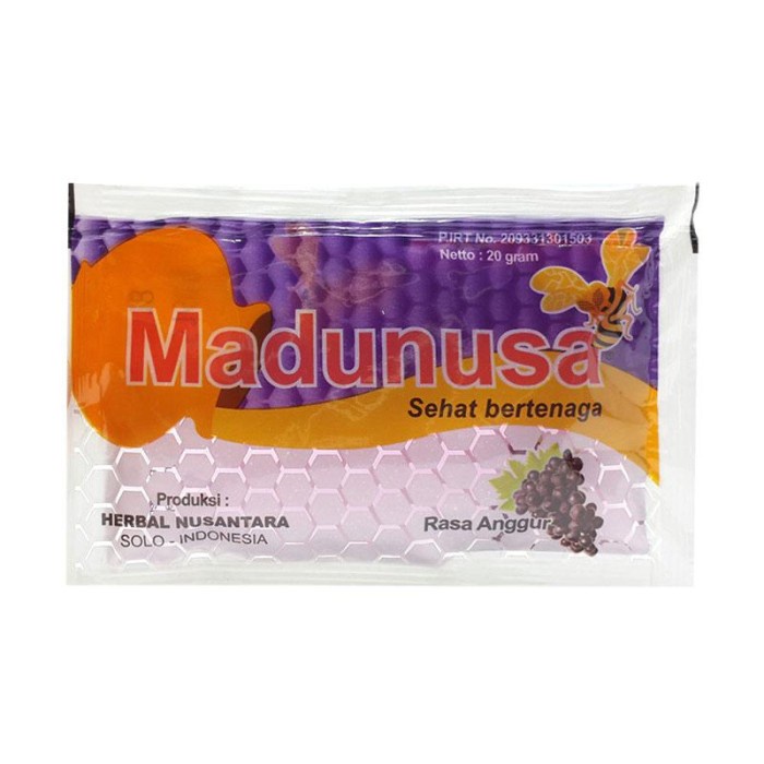 

20 SACHETS MADUNUSA MADU NUSANTARA ASLI 20 GRAM MINUMAN HERBAL SEHAT TERMURAH