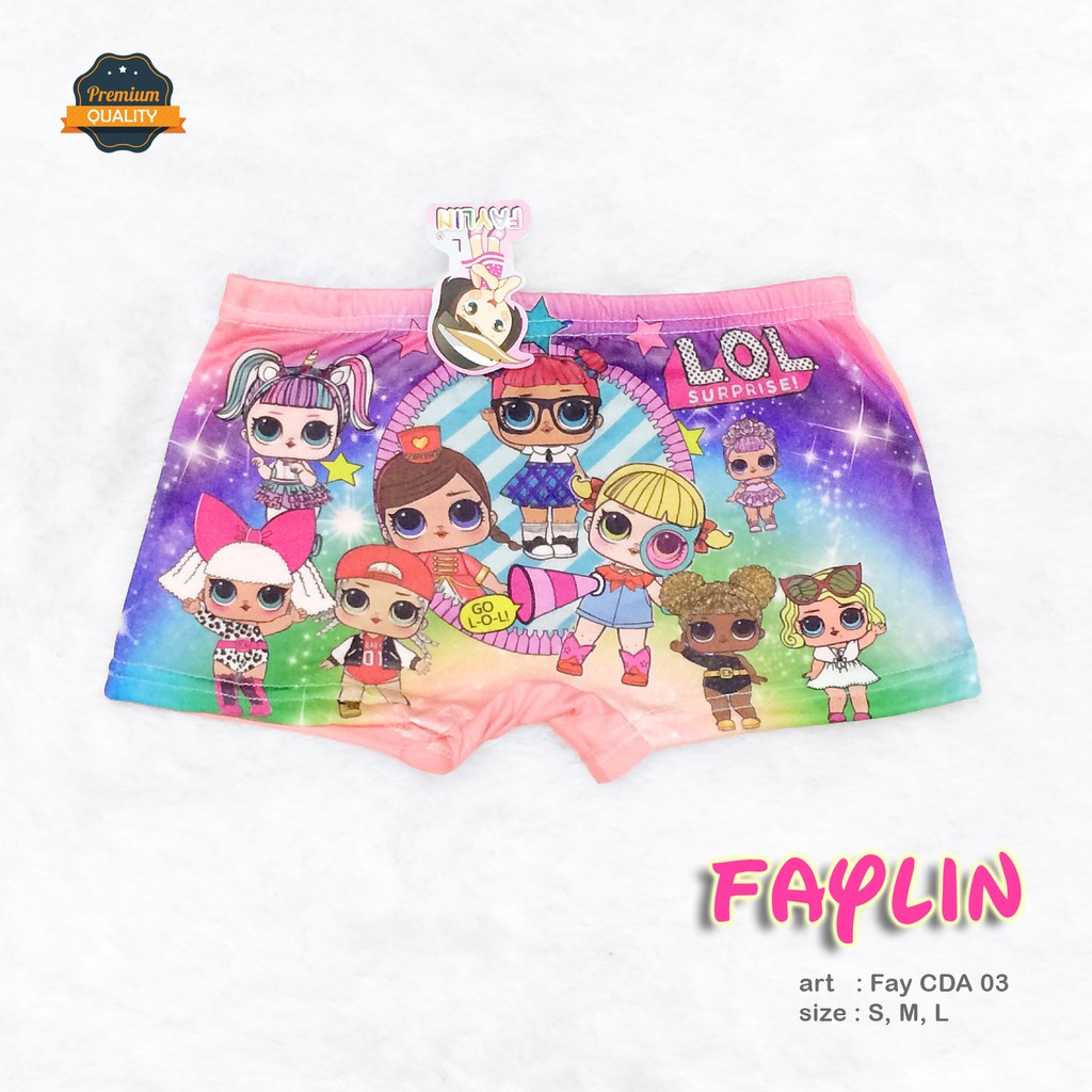 FAYLIN | Celana Dalam Boxer Anak Perempuan /art FAY CDA 05