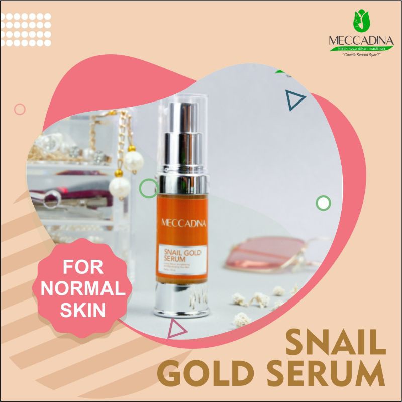 SERUM ANTI AGING BPOM / SNAIL GOLD SERUM MECCADINA