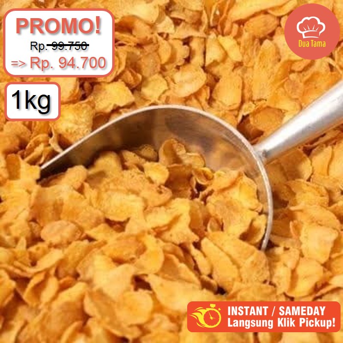 Corn Flakes Rasa Original Kiloan 1 kg / Corn Flake Sereal Jagung 1kg