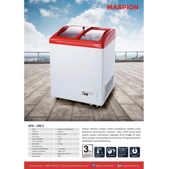 Freezer Maspion 100L Second